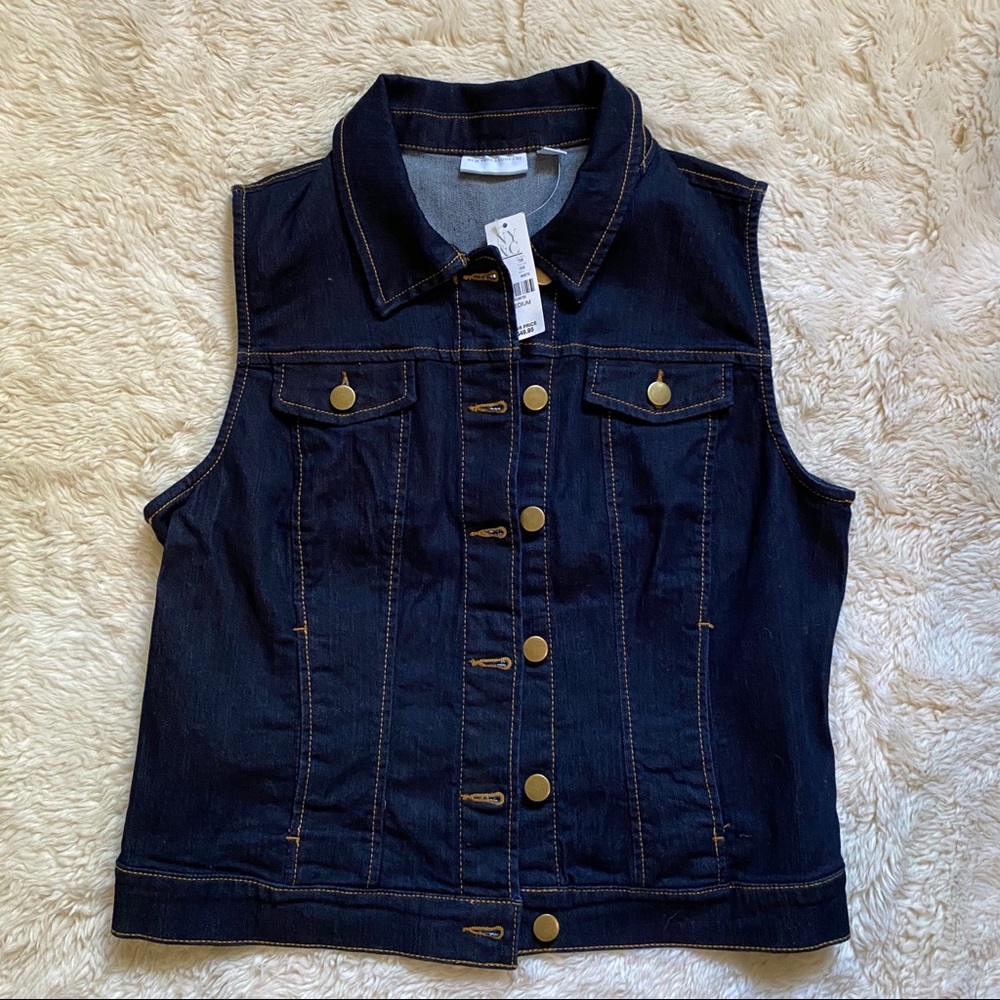 New York and Company denim vest